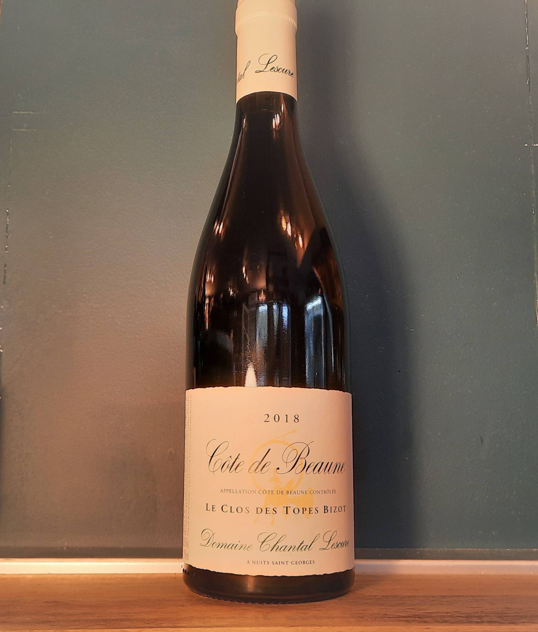 Bio - Côte de Beaune  - Le Clos des Topes Bizot - Chantal Lescure 2018